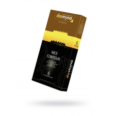 Презервативы DOMINO CLASSIC Nice Contour, с рифленой поверхностью, 6 шт